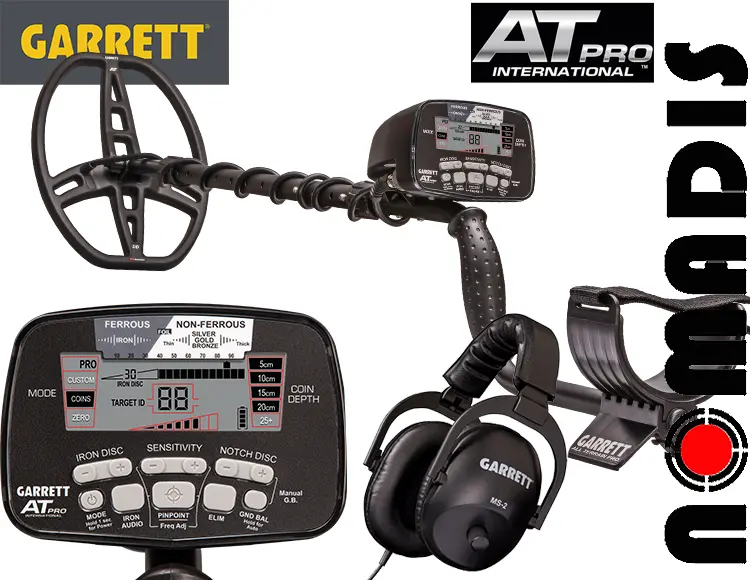 detektor metala garrett at pro