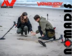 traženje zlata sa detektorom Vanquish po plaži